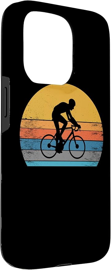 Racing Road Bike Vntage Cycling Riding Racing Bike Bicycle Case for iPhone 15 Pro