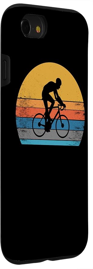 Racing Road Bike Vntage Cycling Riding Racing Bike Bicycle Case for iPhone SE (2020) / 7/8