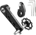 MUQZI Single Speed Chain Tensioner, Upgraded Bike Chain Tension Adjuster Aluminum Alloy Adjustable Bike Chain Tension Idlers Guide for MTB Road Bicycle Single Speed Converter