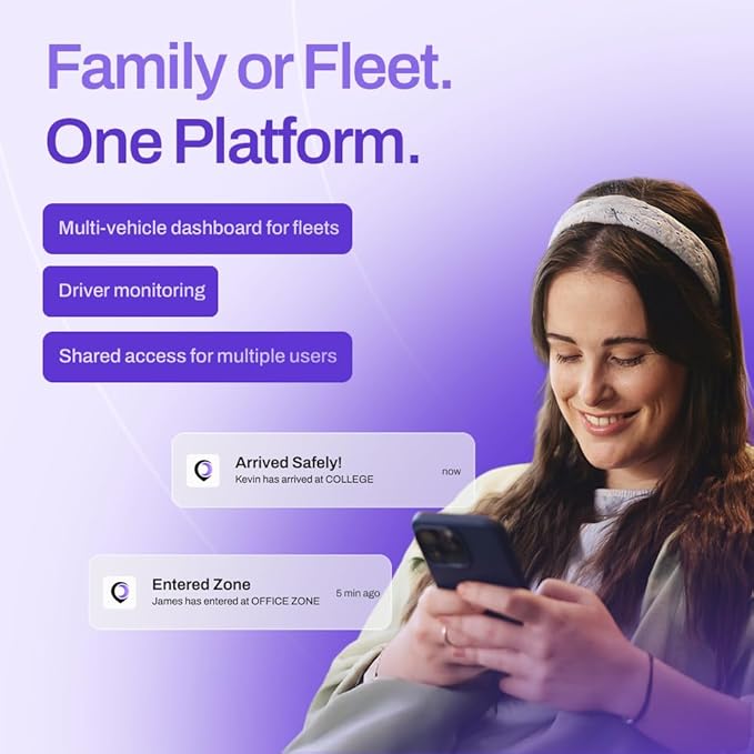 SmartWheels Real-time GPS Tracker|1-Month Free App Subscription Included| Location Tracking | Geo-Fencing| Driving & Vehicle Health Monitoring | Accident Alerts| for Families & Fleets|