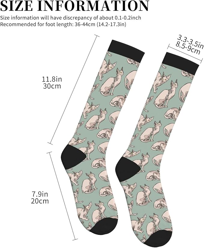 bassyil Compression Socks for Women & Men Circulation 15-20 mmHg Knee High Best Support for Nurses Travel Running Athletic