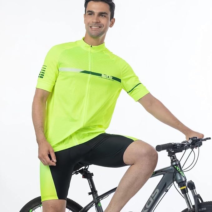 ROTTO Men's Cycling Shorts Padded Bike Shorts with Sponge & Gel Padding for Road & MTB Biking