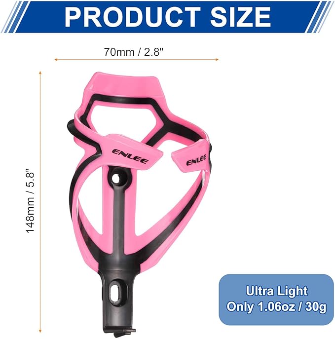 HARFINGTON Bicycle Water Bottle Holder Lightweight Bike Bottle Cages Cycling Cup Holder for MTB Road Gravel