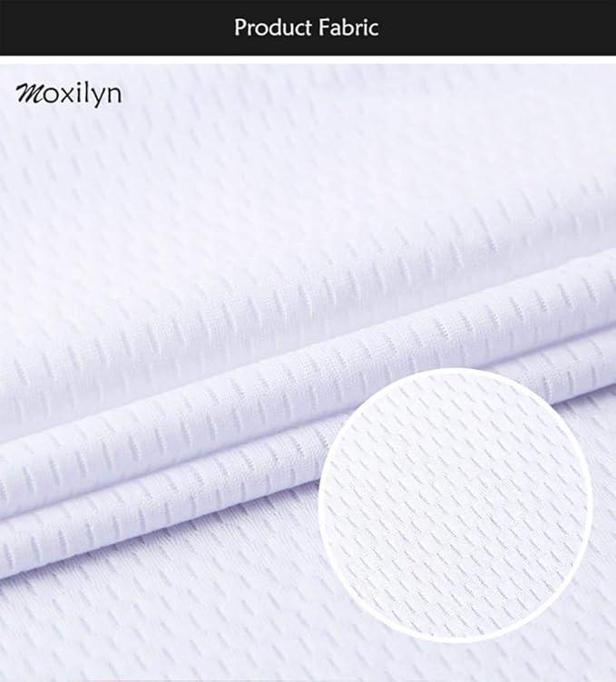 MOXILYN Men's Cycling Jersey Full Zip Riding Clothing Mountain Bike Tops Quick Dry - Bike Shirts