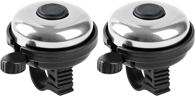 Classic Bike Bell, Aluminum Bicycle Bell, Loud Crisp Clear Sound Bicycle Bike Bell for Adults Kids