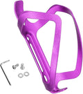 Bike Water Bottle Holder Universal Bicycle Bottle Cage with Screws,Durable, Lightweight,Great for Road and Mountain Bikes(Purple)