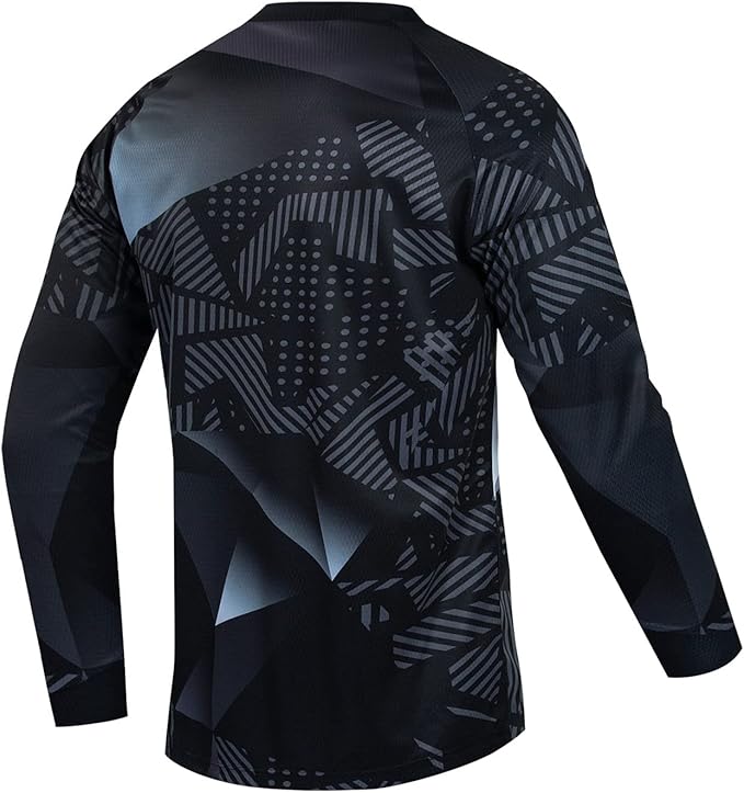 Cycling Jersey Long Sleeve Men's Mountain Bike Motocross Jersey Long Sleeve MTB T-Shirt