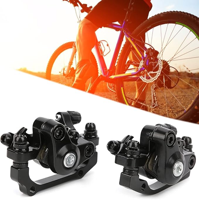 1 Pair Bike Mechanical Disc Brake,Universal Front and Rear Mechanical Disc Brake Calipers for Mountain Bikes,Folding Bikes,Road Bikes