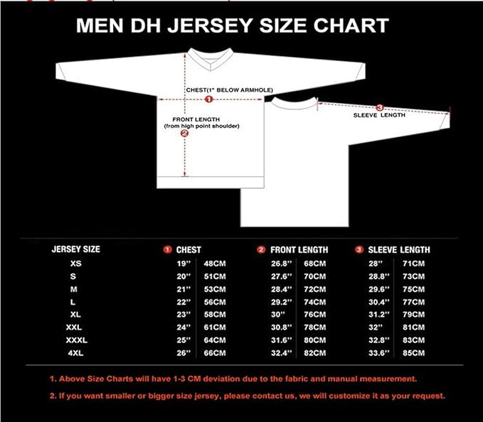 Cycling Jersey Long Sleeve Men's Mountain Bike Motocross Jersey Long Sleeve MTB T-Shirt