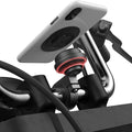 Motorcycle Phone Mount,Bike Cell Phone Holder with Vibration Dampener module,Out Front Bicycle Handlebar Mount for Mountain Road EBike,Scooter,Moto,MTB,Quick Release Attach/Detach【Series C - 2nd Gen】