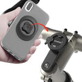 sincetop Bike Phone Mount, Mountain Bicycle Stem Phone Holder - Secure Lock & Quick Release, Robust Aluminum Handlebar Phone Mount, MTB Road Bike Cell Phone Clip for iPhone and 4"-7.3" Smartphones