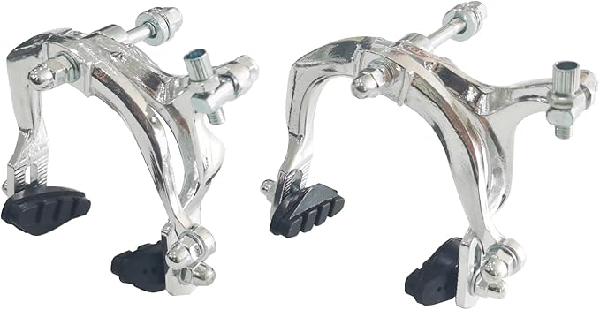 CDHPOWER Bike Brake Calipers Set C Brake Caliper Rear & Front Brakes Kit Aluminum Alloy Side Pull Brake for MTB Mountain Bike, Road Bicycle (1 Pair)