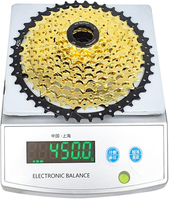 VG SPORTS 8/9/10/11/12 Speed Ultra-Light Bike Cassette for Mountain Bike 11-40T/11-42T/11-46T/11-50T/11-52T MTB Cassette Lightweight Aluminum Bracket Cassette
