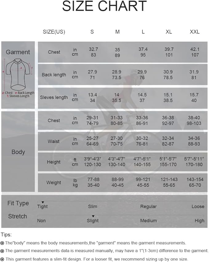 Men’s Cycling Jersey Short Sleeve UPF Half-Zip with 3+1 Zipper Pockets, Breathable Quick-Dry Moisture Wicking Fabric