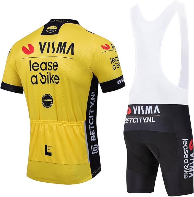 Cycling Jersey Men Set Bib Shorts Set Summer Mountain Bike Bicycle Suit Anti-UV Bicycle Team Racing Uniform Clothes