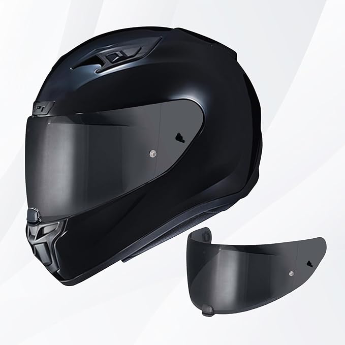 VCOROS I70 Helmet Visor Replacement Face Shield Accessories Compatible With HJ-31 I10(Black)