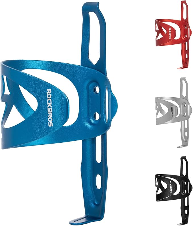 ROCKBROS Bike Water Bottle Holder - 1.16 Oz Ultra - Lightweight & Durable, Universal Water Bottle Cage for Road Bikes, Fits 2.83-2.91 Diameter Bottles