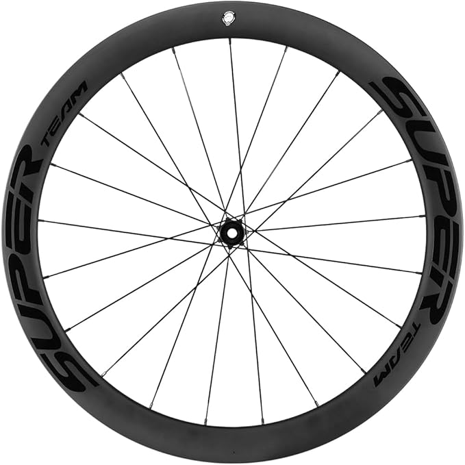 SUPERTEAM Carbon Disc Road Wheelset 50TU-28-DB Tubeless 700C Fit for Shimano 8/9/10/11/12 Speed QR 9 * 100-10 * 135