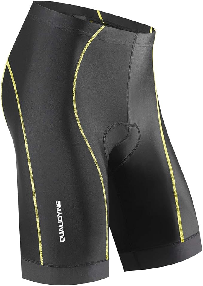 Qualidyne Men's Cycling Bike Shorts 3D Padded Biking Pants Cycle Shorts
