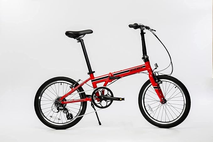 ZiZZO Urbano 26lb Lightest Aluminum Frame Genuine Shimano 8-Speed 20-Inch Folding Bike | 26lb, Lightest, Genuine Shimano