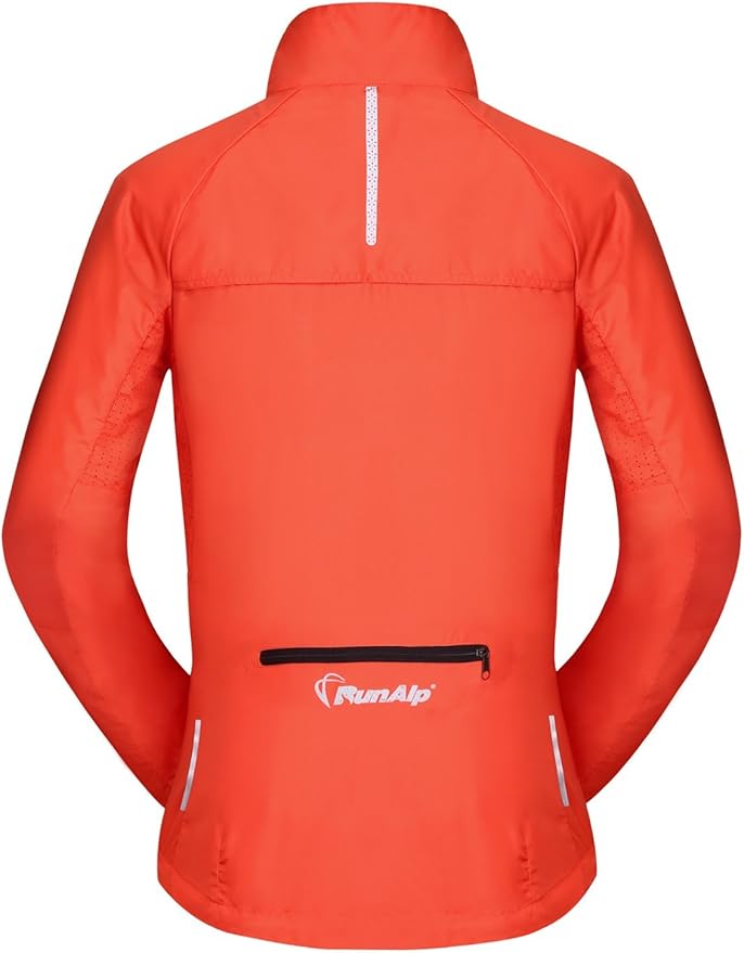 Women's Packable Windbreaker Jacket Resistant Convertible Cycling Running Jacket Lightweight Windproof Water