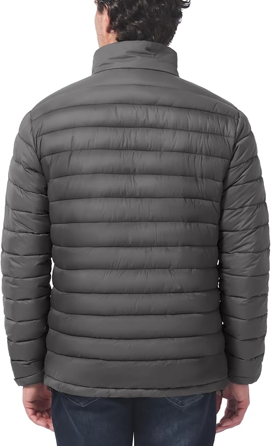 Men's Lightweight Packable Puffer Jacket Insulated Warm Winter Jackets Puffy Coat for Ski Hiking Travel