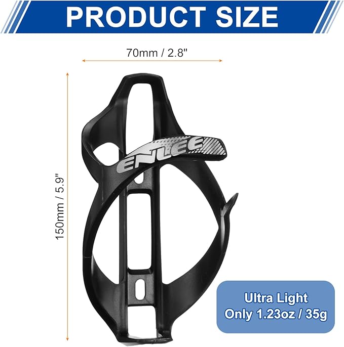HARFINGTON Bicycle Water Bottle Holder Lightweight Universal Bike Bottle Cages Cycling Cup Holder for MTB Mountain Road Gravel