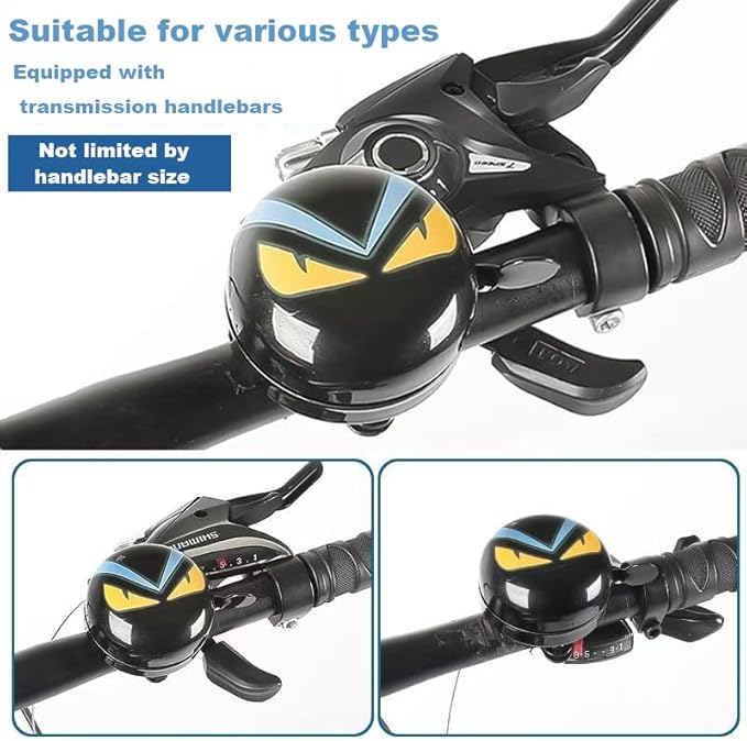 Metal Bicycle Bell Mountain Bike Road Bike Horn Cycling Accessories Handlebar Ring Cartoon Bicycle Bell