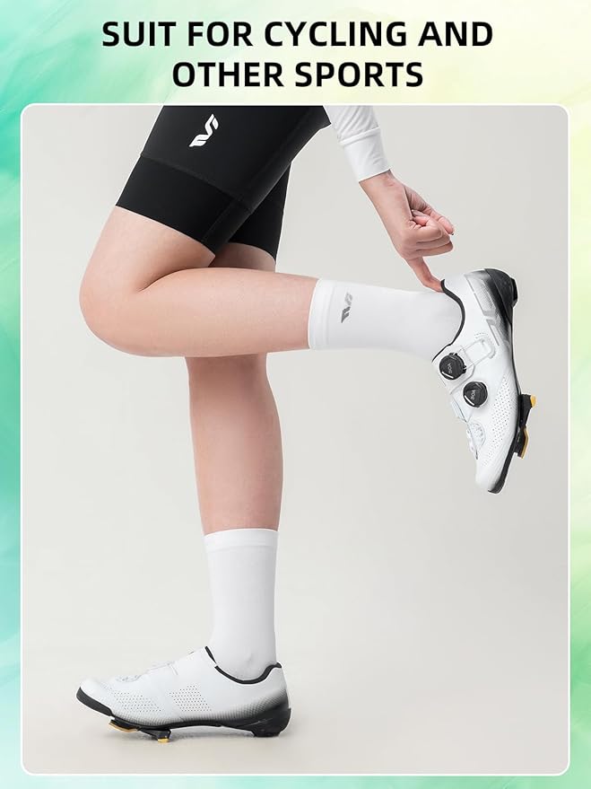 ROCKBROS Cycling Socks Womens 4pcs Running Socks Athletic Socks Compression Socks for Women Ankle Socks