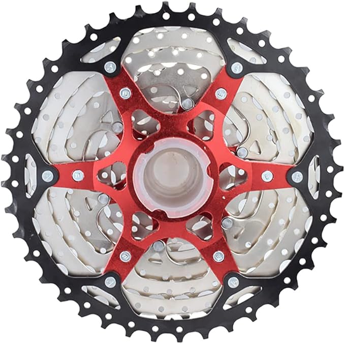 VG SPORTS 8/9/10/11/12 Speed Ultra-Light Bike Cassette for Mountain Bike 11-40T/11-42T/11-46T/11-50T/11-52T MTB Cassette Lightweight Aluminum Bracket Cassette