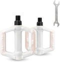 ZUKKA Bike Pedals 1/2-Inch Bike Pedals Non-Slip Kids Bike Peals with Reflective Strips on Sides Multiple Color for Mountain Bike Kid Bike Freestyle BMX Bike