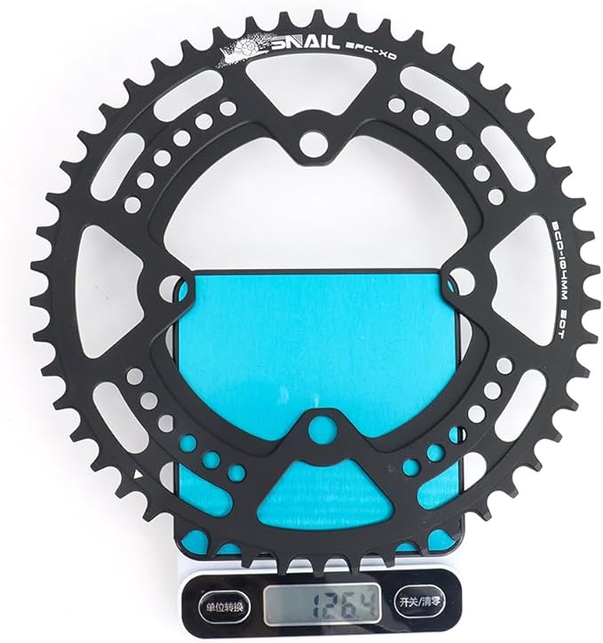 CYSKY 104 BCD Chainring 30T to 52T Narrow Wide Chainring with Sprocket Bolts for 1x Set-up Road Bike Mountain Bike BMX MTB Gravel Ebike