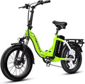 1000W Folding Electric Bike, 48V 20AH Large Removable Battery E Bike, 30+MPH, 80 Miles Max Range, 20" Fat Tire Electric Bike for Adults, Adult Electric Bicycles for Long
