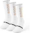 ROCKBROS Cycling Compression Socks,Crew Length,Non-Slip,Breathable&Wicking,Road,Bike Sports and Running for Men Women,3-Packs