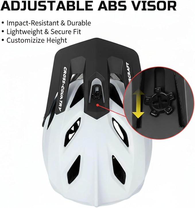 BATFOX Full Face Mountain Bike Helmet for Men Women Adult Helmet Downhill DH BMX MTB