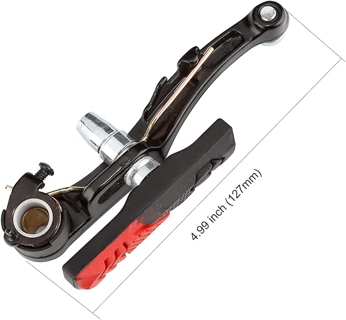 RUJOI Bike Brakes Set,Mountain Bike V Brakes Type,V-Brake Replacement Set for MTB, Road Bike,BMX,E Bike Black (2 Pack)…