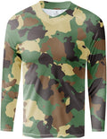 Men's MTB Shirt Long Sleeve Off-Road Motocross Cycling Jersey Mountain Bike Shirts Quick-Dry Moisture Wicking