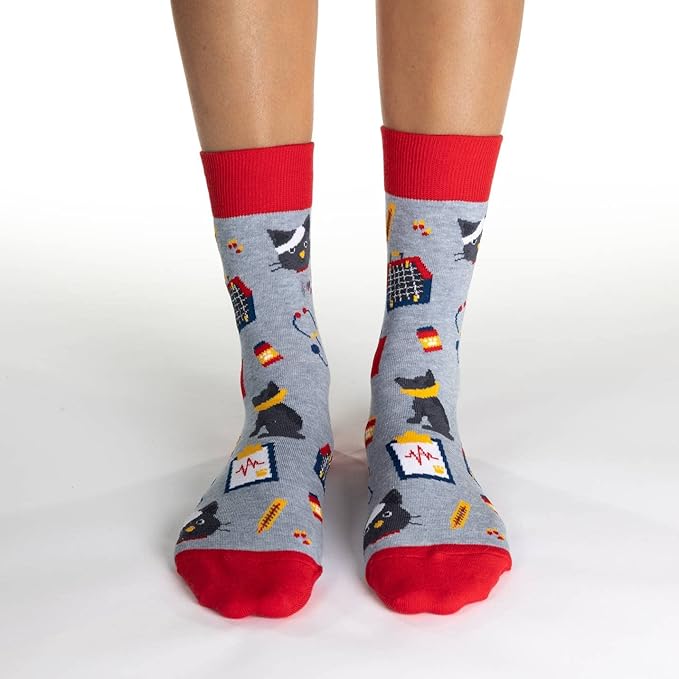 Good Luck Sock Novelty Crew Socks for Adults - For Men, Women and Teens