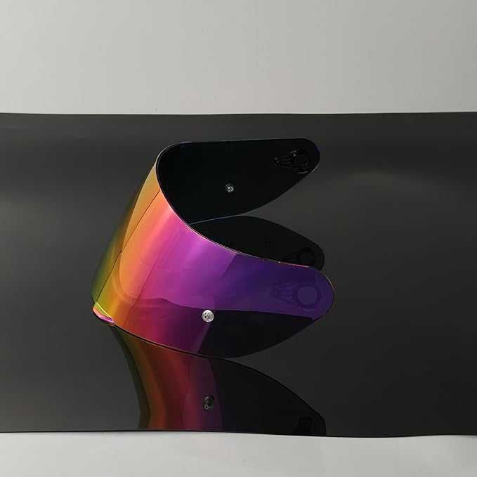 902 Helmet Visor Replacement. Helmet Face Shield UV Protection Compatible with ILM 902,902L,902BT (Revo Rose Red-Day Use Only)