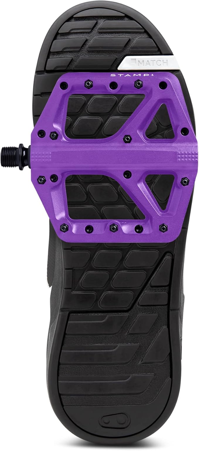 Crankbrothers Stamp Flat MTB Pedals - Size-Specific, Lightweight, Versatile, Durable Bike Pedals
