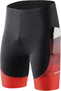 BERGRISAR Men's Cycling Shorts 4D Padded Bike Shorts Biking Bicycle Shorts with Pockets
