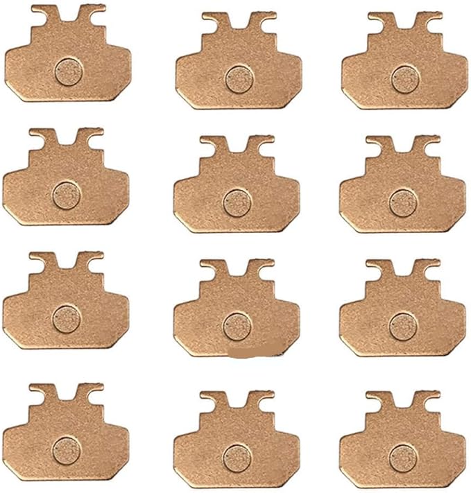 2 Pair Replacement Brake Pads for XOD Ebike City Mountain Scooter Motorcycle Bicycle Compatible with SN-V4 Hydraulic Brake Calipers Metal Pads