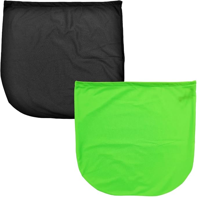 2 PCS Motorcycle Helmet Bag, Helmet Protection Drawstring Bag Made of Nylon Cloth, Large Capacity Helmet Storage Bag for Motorcycle Bicycle, Universal Motorcycle Accessories (Black+Green)