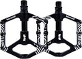 Road Bike Pedals Non-Skip, Aluminum Bicycle Pedals Clipless, Lightweight MTB Pedals Flat w 9/16" Silver Axel, Youth Mountain Bike Pedals w 12Pins for City Commuter BMX Tricycle Bike Pedals