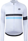 Coconut Ropamo CR Long Sleeve Cycling Jersey Mens, 3+1 Zipper Pockets Bicycle Tops Quick Dry Breathable Biking Shirt