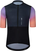 GCRFL Cycling Jersey Men Shorts Sleeves Road Bike Jersey Bicycle Tops Shirt, Zipper Pocket UPF 50+ Lightweight PRO Race Fit