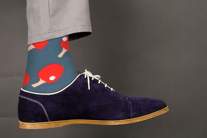 Real Sic Fun Socks for Men and Women - Cozy Cotton Dress Socks with Colorful Designs - Cool, Casual, Wacky Patterned