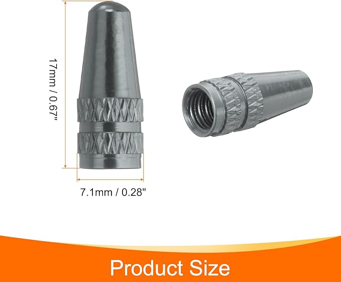 HARFINGTON Bike Valve Caps Anodized Aluminum Road Bicycle Air Tire Valve Caps Dust Caps for MTB Road Racing Bicycle
