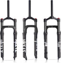 B Bolany 26 * 4.0 inch Fat Tire MTB Air Suspension Fork - 120mm Travel, 135mm Spacing Hub，9mm QR，Crown Lockout,Ultralight Mountain Bike Front Fork， Ideal for Snow Beach XC Mountain Bikes