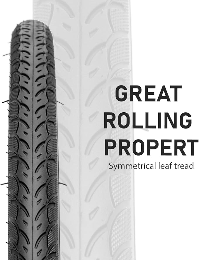 MOHEGIA Road Bike Replacement Tire: 700x25C/700x28C/700Cx35C Folding Bicycle Tire for On City Road Riding